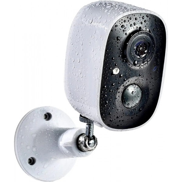2MP Built-in Rechargeable Battery Waterproof Color Night Vision WIFI Security Camera with Solar Panel